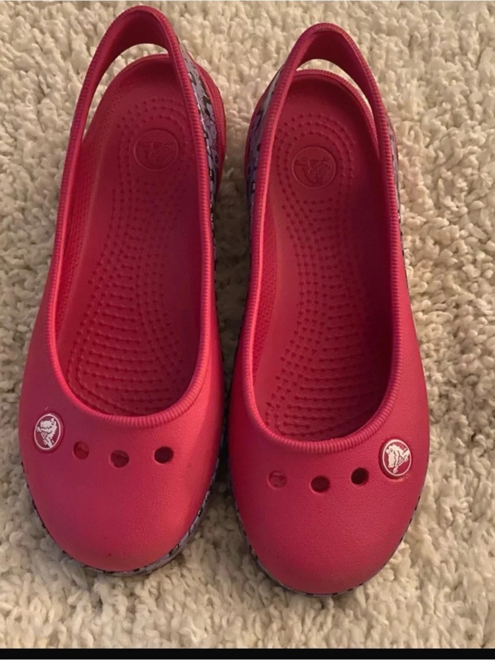 CROCS Hot Pink Slip-On Clog
